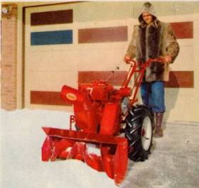 model VB with snowblower