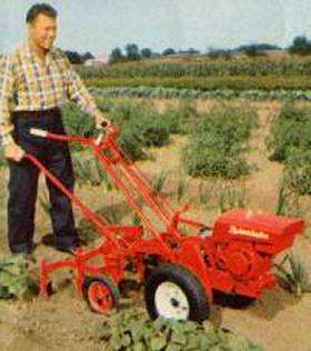 model A with cultivator